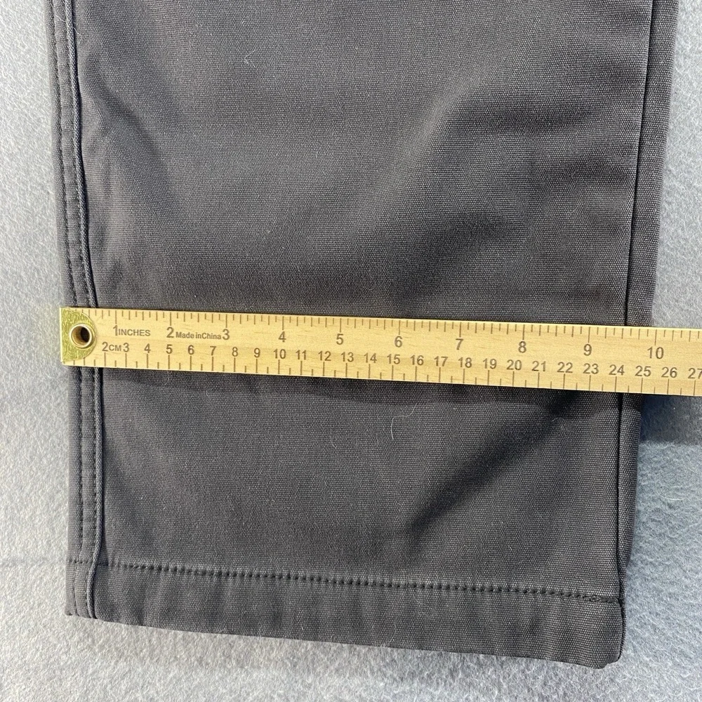 Coleman Jeans Mens 40x30 Black Mid Rise Fleece‎ Lined Carpenter Workwear NEW